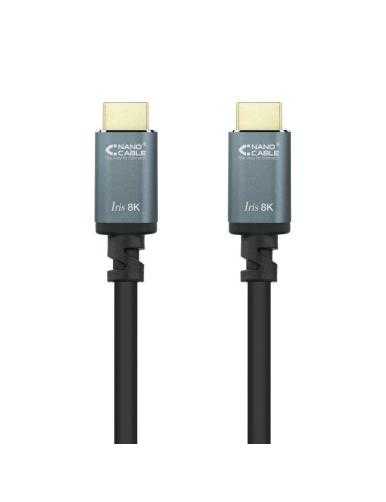 Cable HDMI 2.1 8K Nanocable 10.15.8001-L150/ HDMI Macho - HDMI Macho/ 1.5m/ Negro