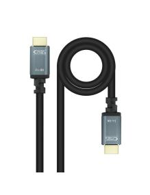 Cable HDMI 2.1 8K Nanocable 10.15.8001-L150/ HDMI Macho - HDMI Macho/ 1.5m/ Negro