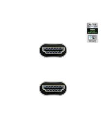 Cable HDMI 2.1 8K Nanocable 10.15.8102/ HDMI Macho - HDMI Macho/ 2m/ Certificado/ Negro