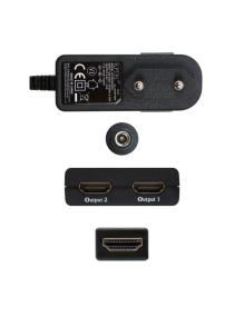 Duplicador HDMI Nanocable 10.25.3502/ HDMI Macho - 2x HDMI Hembra