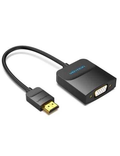 Conversor Vention 42154/ HDMI Macho - VGA Hembra/ 15cm/ Negro