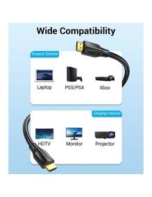 Cable HDMI 2.1 8K Vention AANBJ/ HDMI Macho - HDMI Macho/ 5m/ Negro