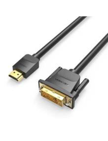 Cable Conversor Vention ABFBI/ DVI Macho - HDMI Macho/ 3m/ Negro