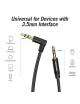 Cable Estéreo Vention BAKBD-T/ Jack 3.5 Macho - Jack 3.5 Macho/ 50cm/ Negro