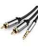 Cable Estéreo Vention BCFBI/ Jack 3.5 Macho - 2x RCA Macho/ 3m/ Negro