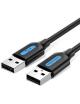 Cable USB 2.0 Vention COJBF/ USB Macho - USB Macho/ 480Mbps/ 1m/ Negro