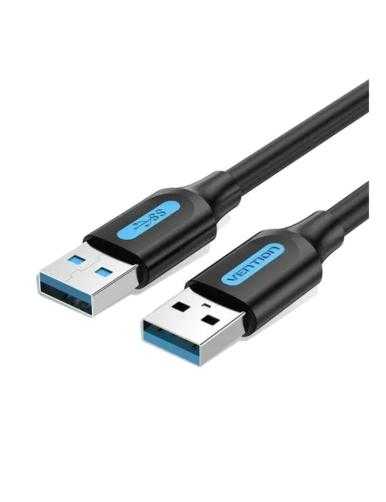 Cable USB 3.0 Vention CONBD/ USB Macho - USB Macho/ 5Gbps/ 50cm/ Negro