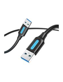 Cable USB 3.0 Vention CONBD/ USB Macho - USB Macho/ 5Gbps/ 50cm/ Negro