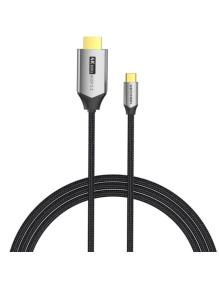 Cable Conversor HDMI 2.0 4K Vention CRBBG/ USB Tipo-C Macho - HDMI Macho/ 1.5m/ Negro