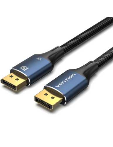 Cable Vention HCELG/ DisplayPort Macho - DisplayPort 8K Macho/ 1.5m/ Azul