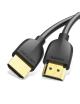 Cable HDMI 2.0 4K Portatil Vention AAIBF/ HDMI Macho - HDMI Macho/ 1m/ Negro