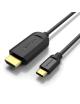 Cable Conversor HDMI 1.4 4K Vention CGUBI/ USB Tipo-C Macho - HDMI Macho/ 3m/ Negro