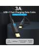 Cable USB 2.0 Tipo-C 3A Vention TAUBI/ USB Tipo-C Macho - USB Tipo-C Macho/ Hasta 60W/ 480Mbps/ 3m/ Negro