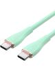 Cable USB 2.0 Tipo-C Vention TAWGG/ USB Tipo-C Macho - USB Tipo-C Macho/ Hasta 100W/ 480Mbps/ 1.5m/ Verde