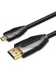 Cable HDMI Vention VAA-D03-B300/ HDMI Macho - Micro HDMI Macho/ 3m/ Negro