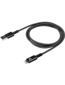 Cable USB 2.0 Lightning Xtorm CX2021/ USB Macho - Lightning Macho/ Hasta 12W/ 480Mbps/ 3m/ Negro