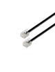 Cable de Teléfono RJ11 6P4C Aisens A143-0319/ 2m/ Negro