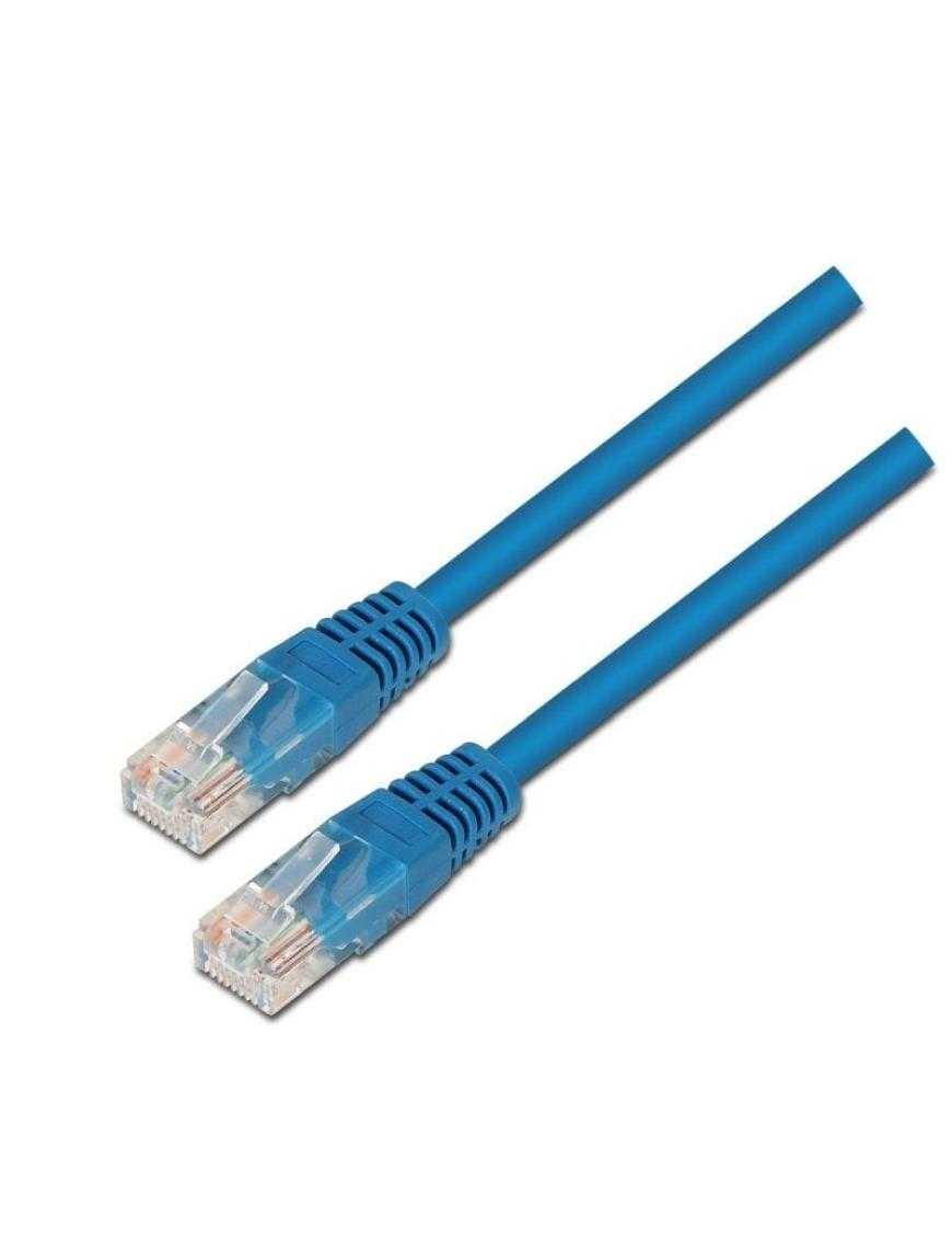 Cable de Red RJ45 UTP Aisens A133-0190 Cat.5e/ 50cm/ Azul