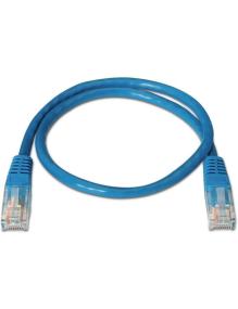 Cable de Red RJ45 UTP Aisens A133-0190 Cat.5e/ 50cm/ Azul