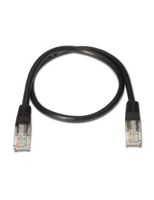 Cable de Red RJ45 UTP Aisens A133-0203 Cat.5e/ 1m/ Negro