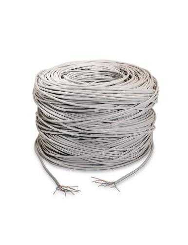 Bobina de Cable RJ45 UTP Aisens A133-0208 Cat.5e/ 100m/ Gris