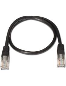 Cable de Red RJ45 UTP Aisens A135-0258/ Cat.6/ 1m/ Negro