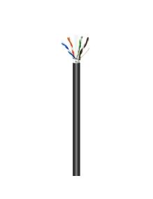 Bobina de Cable RJ45 para Exteriores FTP AWG24 Aisens A135-0673 Cat.6/ 100m/ Impermeable/ Negro