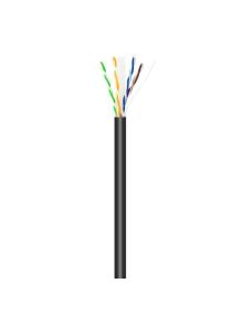 Bobina de Cable RJ45 para Exteriores UTP AWG23 Aisens A135-0675 Cat.6/ 100m/ Impermeable/ Negro