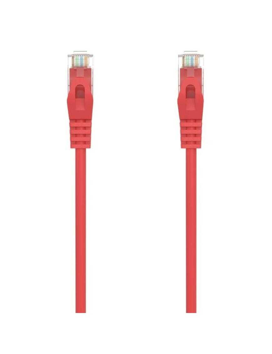 Cable de Red RJ45 AWG24 UTP Aisens A145-0558 Cat.6A/ LSZH/ 50cm/ Rojo