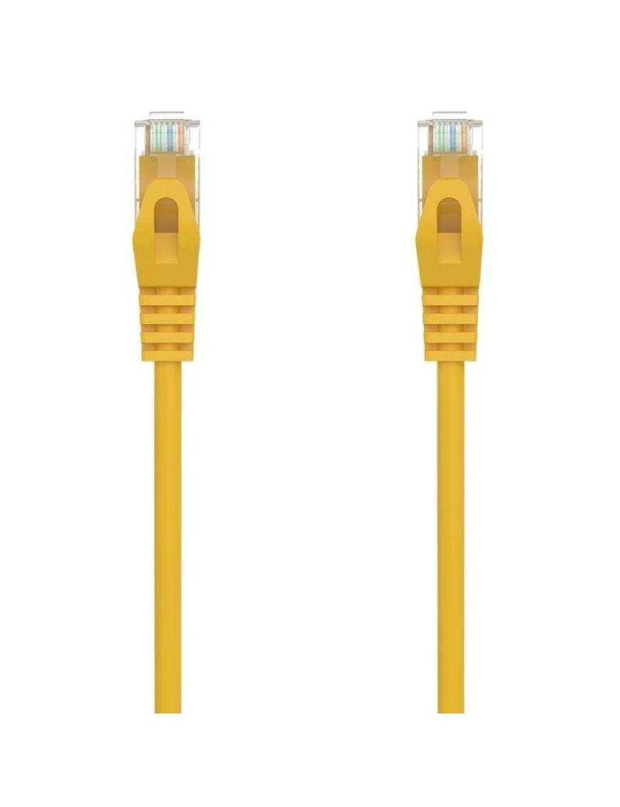 Cable de Red RJ45 AWG24 UTP Aisens A145-0565 Cat.6A/ LSZH/ 50cm/ Amarillo