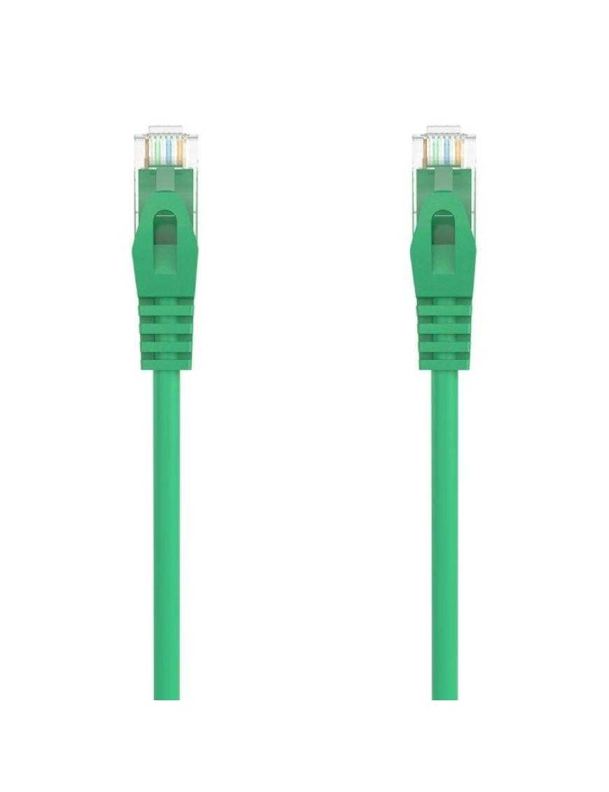 Cable de Red RJ45 AWG24 UTP Aisens A145-0579 Cat.6A/ LSZH/ 50cm/ Verde