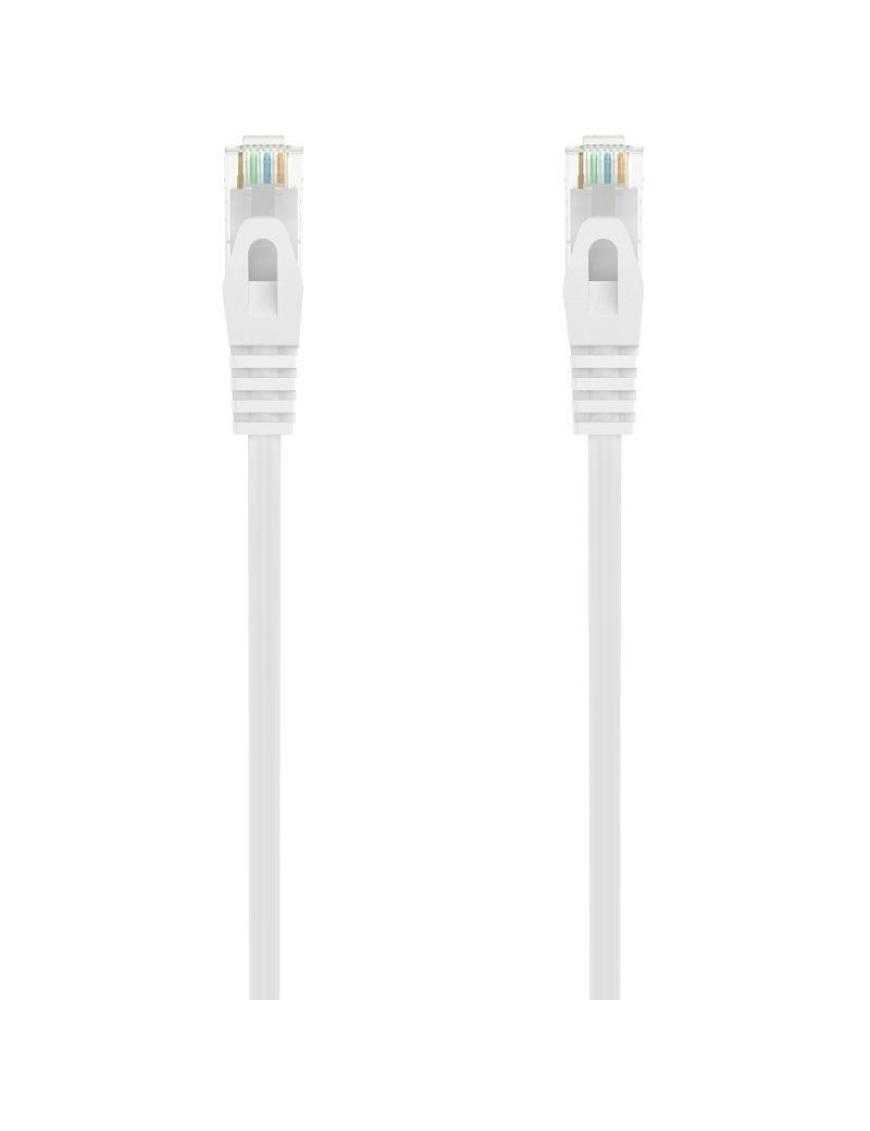 Cable de Red RJ45 AWG24 UTP Aisens A145-0593 Cat.6A/ LSZH/ 50cm/ Blanco