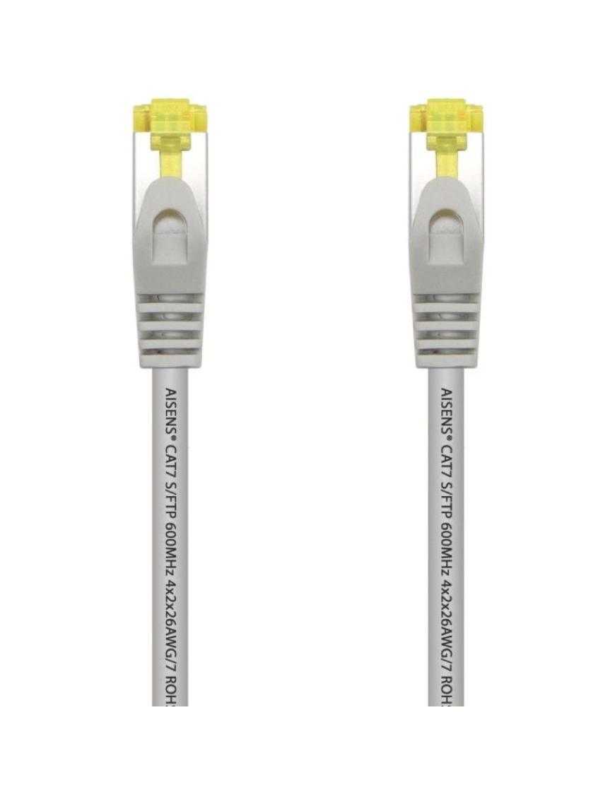 Cable de Red RJ45 S/FTP Aisens A146-0332 Cat.7/ 25cm/ Gris