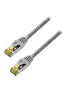 Cable de Red RJ45 S/FTP Aisens A146-0333 Cat.7/ 50cm/ Gris