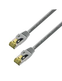 Cable de Red RJ45 S/FTP Aisens A146-0334/ Cat.7/ 1m/ Gris