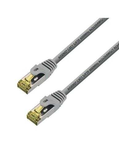 Cable de Red RJ45 SFTP Aisens A146-0339 Cat.7/ 15m/ Gris