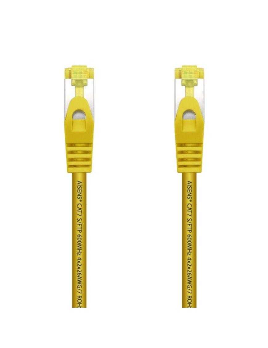 Cable de Red RJ45 SFTP Aisens A146-0473 Cat.7/ 50cm/ Amarillo