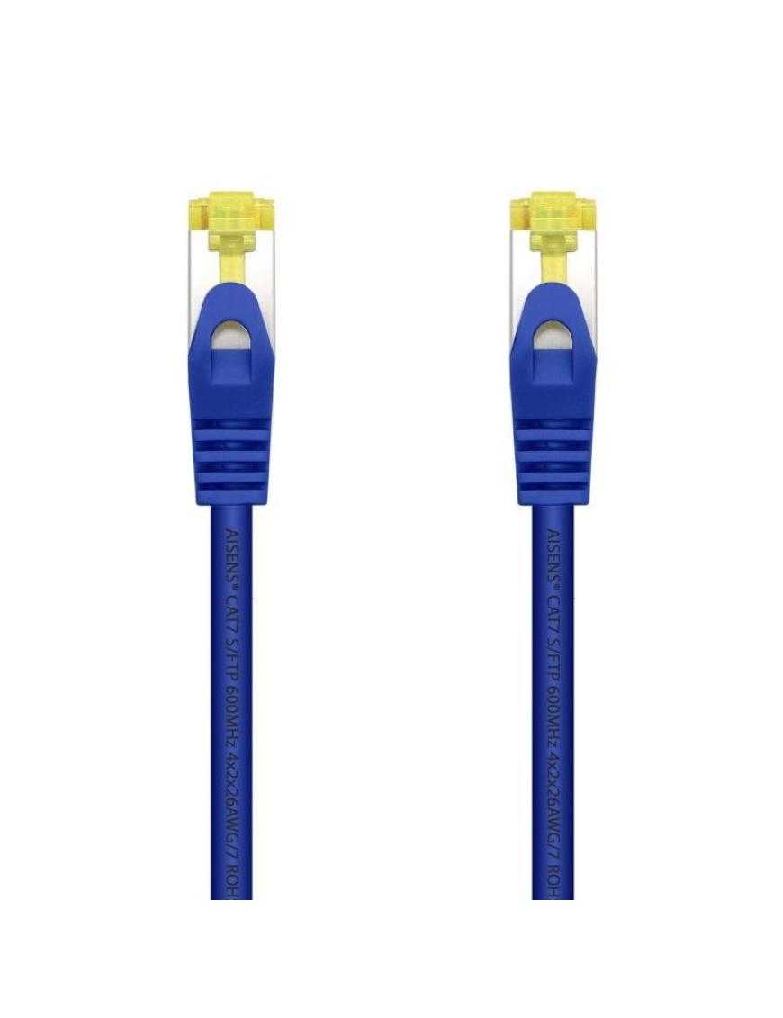 Cable de Red RJ45 SFTP Aisens A146-0476 Cat.7/ 25cm/ Azul