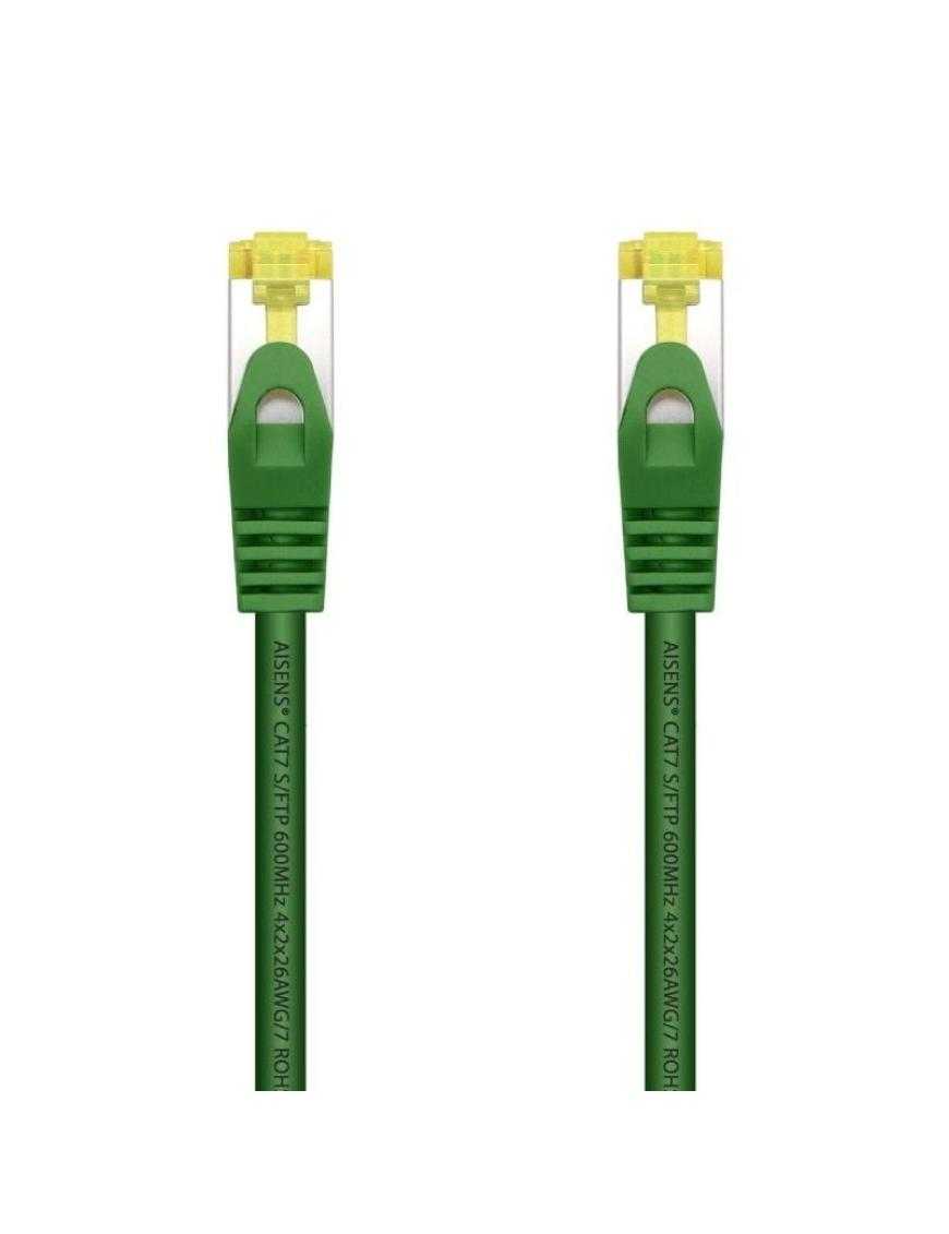 Cable de Red RJ45 SFTP Aisens A146-0480 Cat.7/ 25cm/ Verde