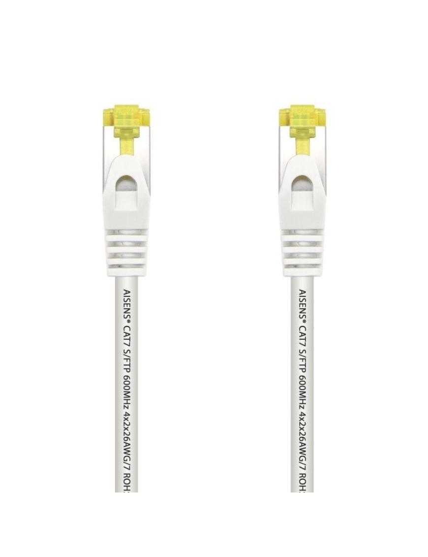 Cable de Red RJ45 SFTP Aisens A146-0488 Cat.7/ 25cm/ Blanco