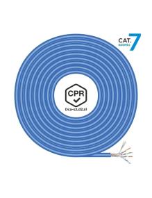 Bobina de Cable RJ45 SFTP AWG23 LSZH CPR Dca Aisens A146-0664 Cat.7/ 100m/ Azul