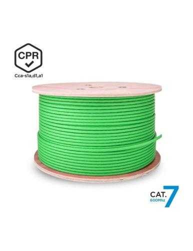 Bobina de Cable RJ45 SFTP AWG23 LSZH CPR Cca Aisens A146-0667 Cat.7/ 305m/ Verde