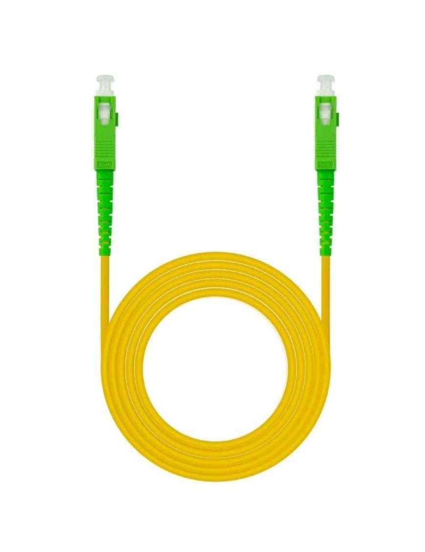 Cable de Fibra Óptica G657A2 Nanocable 10.20.0005/ LSZH/ 5m/ Amarillo