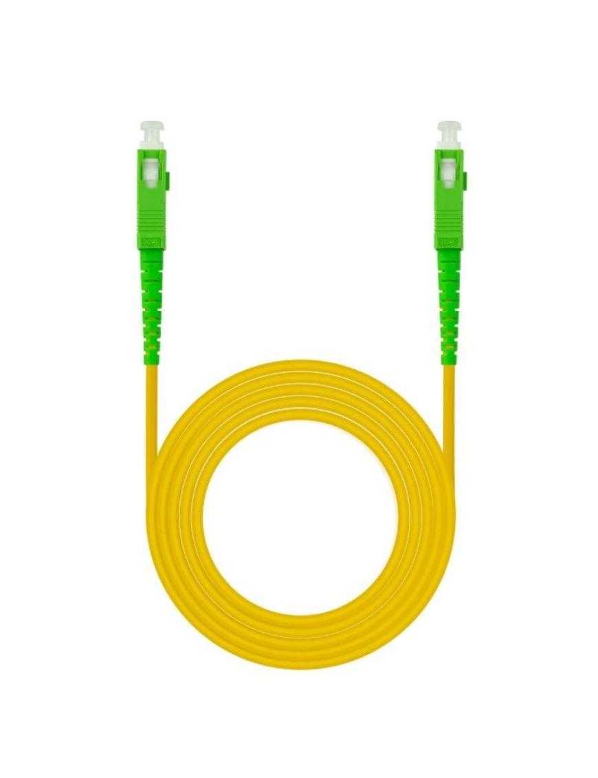 Cable de Fibra Óptica G657A2 Nanocable 10.20.0030/ LSZH/ 30m/ Amarillo