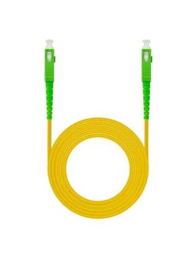 Cable de Fibra Óptica G657A2 Nanocable 10.20.0030/ LSZH/ 30m/ Amarillo