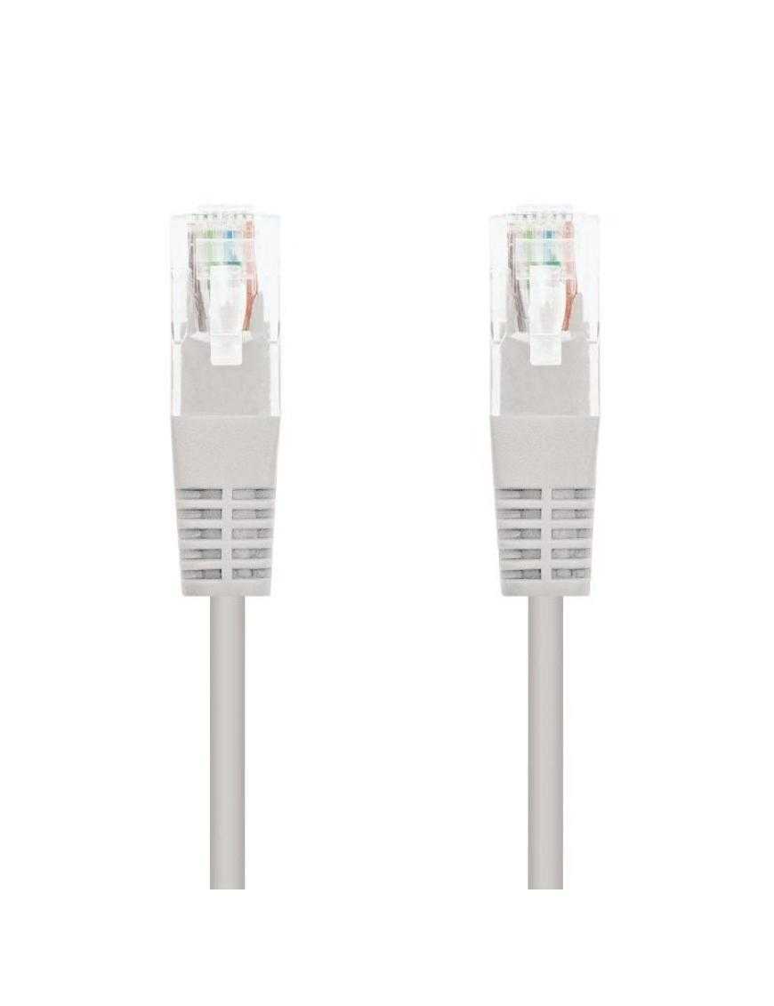 Cable de Red RJ45 UTP Nanocable 10.20.0100 Cat.5e/ 50cm/ Gris