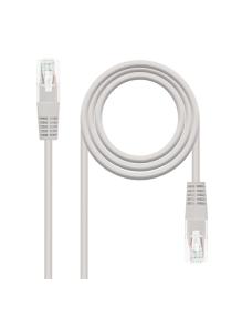 Cable de Red RJ45 UTP Nanocable 10.20.0100 Cat.5e/ 50cm/ Gris