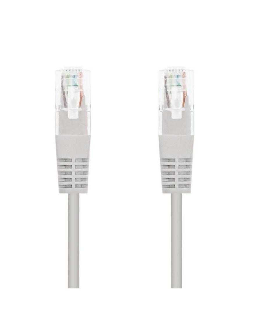 Cable de Red RJ45 UTP Nanocable 10.20.0100-L30 Cat.5e/ 30cm/ Gris