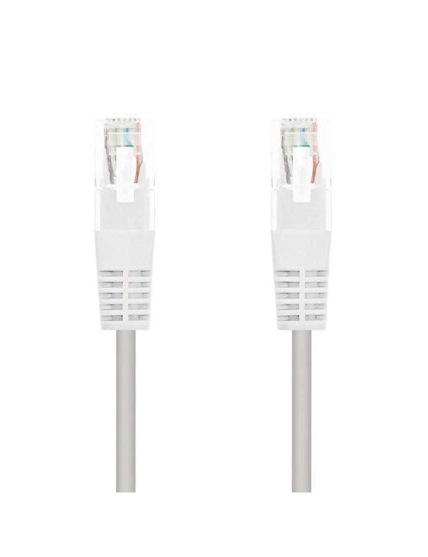 Cable de Red RJ45 UTP Nanocable 10.20.0101-W Cat.5e/ 1m/ Blanco