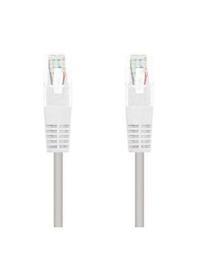 Cable de Red RJ45 UTP Nanocable 10.20.0101-W Cat.5e/ 1m/ Blanco